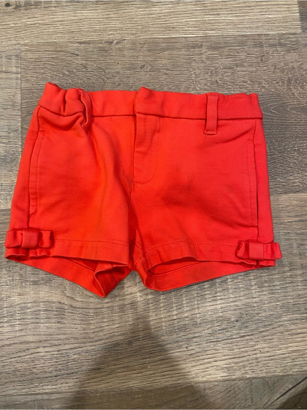 Kate Spade Kids 5 Red Shorts Bows Skirt the Rules VTG(?$